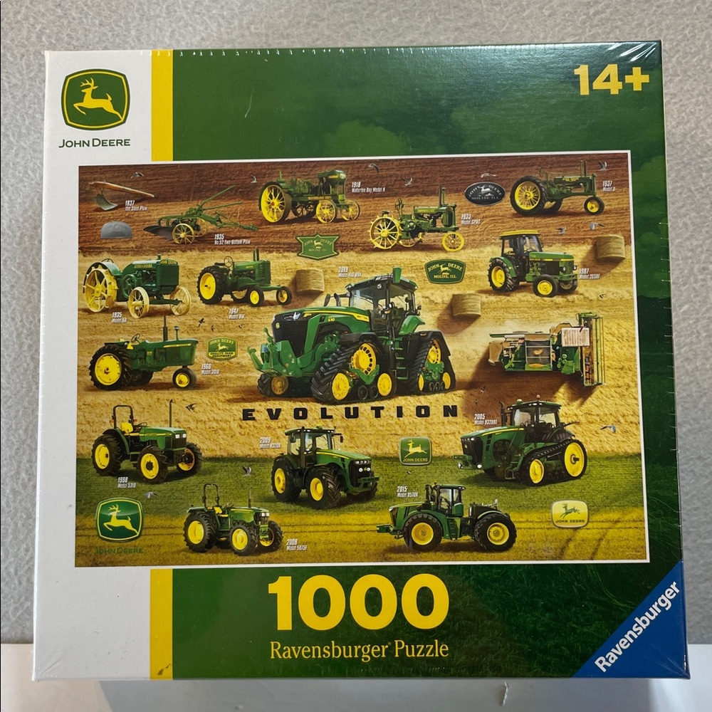 Ravensburger John Deere Evolution 1000 Piece Puzzle NEW Sealed!